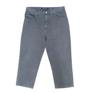 🖤 VERSACE Jeans Couture 🇮🇹 Vintage Designer Grey Pants | Size 36 / IT 50 | 👖🔥